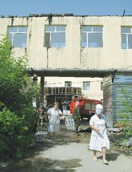 Пожар в детской больнице
