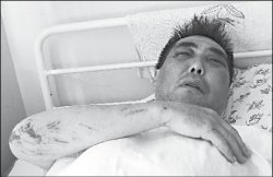 Падаю, встаю - а они меня бьют…
