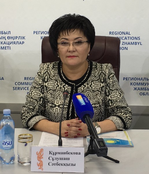 руководитель управления развития языков Сулушаш КУРМАНБЕКОВА.