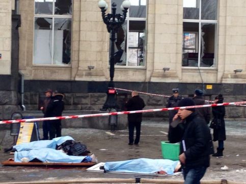 На месте теракта в Волгограде. Фото: ИТАР-ТАСС
