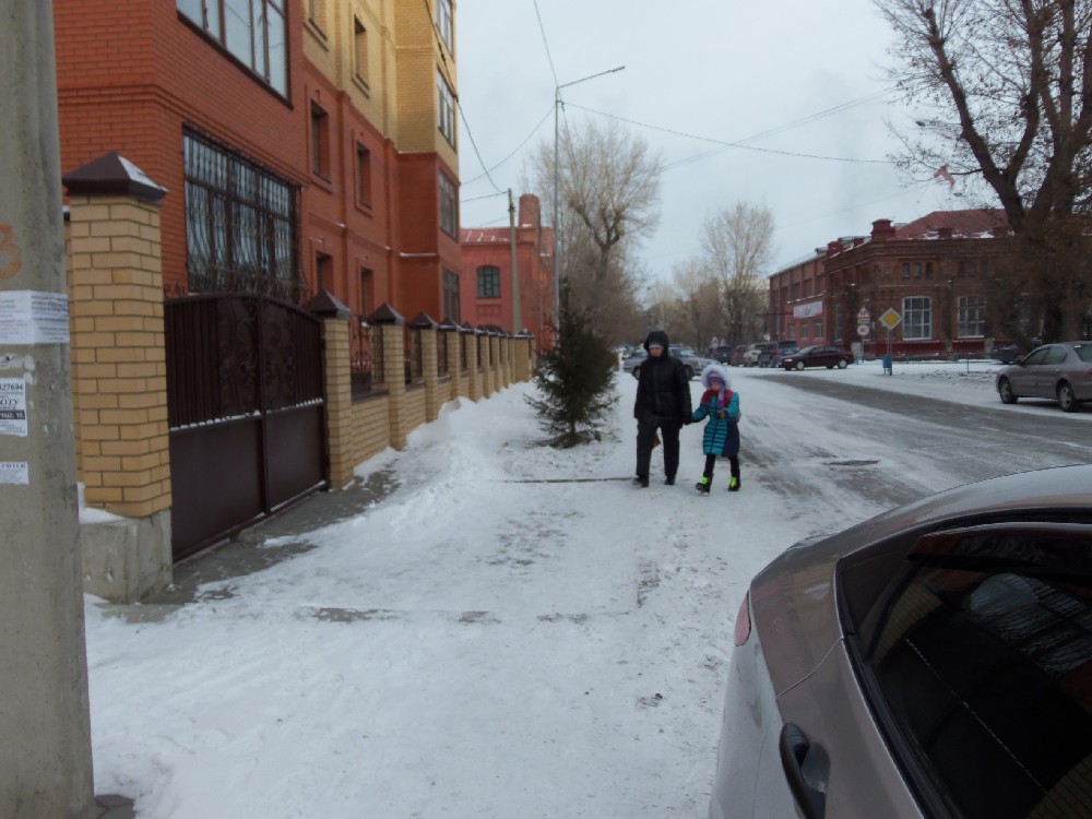 Опасная дорога в школу.