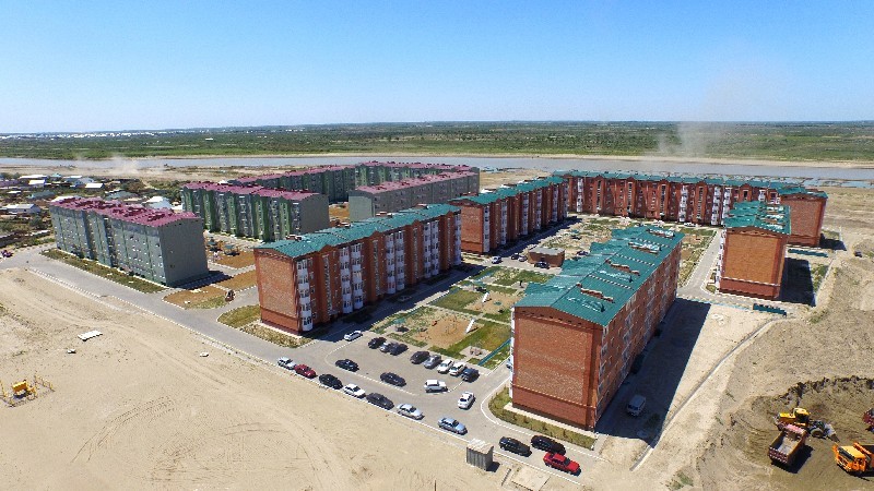 Новый микрорайон Кызылорды.