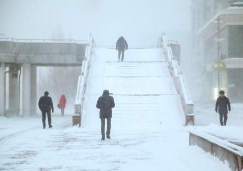 Сильные морозы сохранятся в большинстве областей Казахстана в ближайшие 3 дня