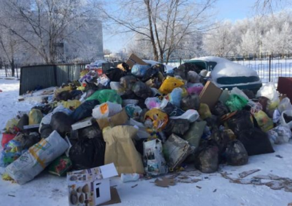 Коммунальный коллапс произошел в Аксае: в городе 8 дней не убирали мусор
