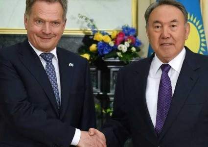 Отношения с США, РФ и КНР обсудит Назарбаев с главой Финляндии 17 октября