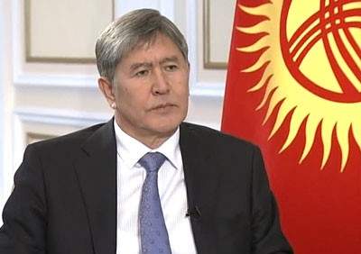 Президент Киргизии Алмазбек Атамбаев 6-7 ноября посетит с государственным визитом Казахстан