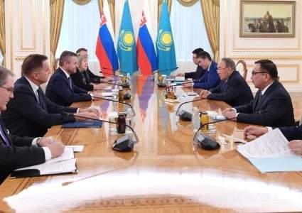 Назарбаев и Пеллегрини обсудили перспективы развития торгово-экономического сотрудничества Казахстана и Словакии