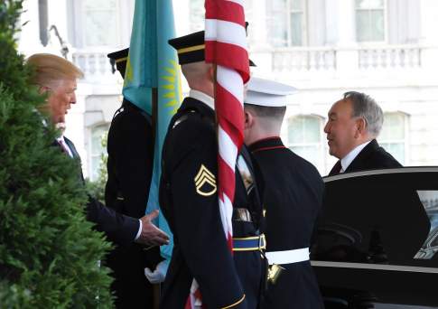 Визит Назарбаева в США