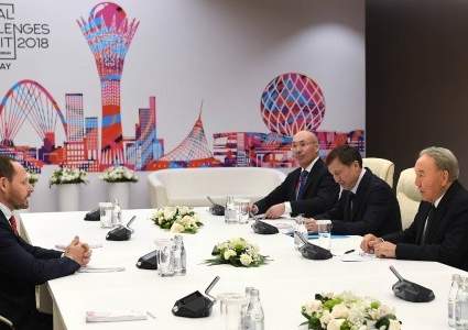 Назарбаев указал на важность совместной работы с российскими компаниями в области цифровизации