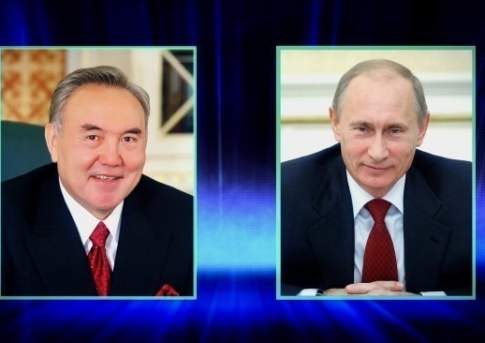 Назарбаев и Путин отметили важность продолжения Астанинского процесса