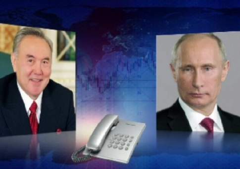 Назарбаев обсудил с Путиным подготовку к предстоящей в Астане встрече по сирийскому урегулированию